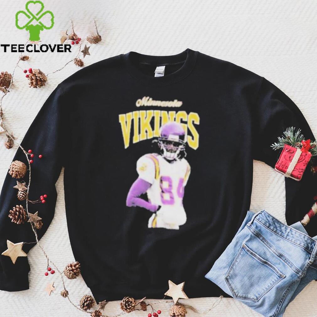 Randy moss Minnesota vikings mitchell and ness black sideline legacy shirt Randy moss Minnesota vikings mitchell and ness black sideline legacy shirt