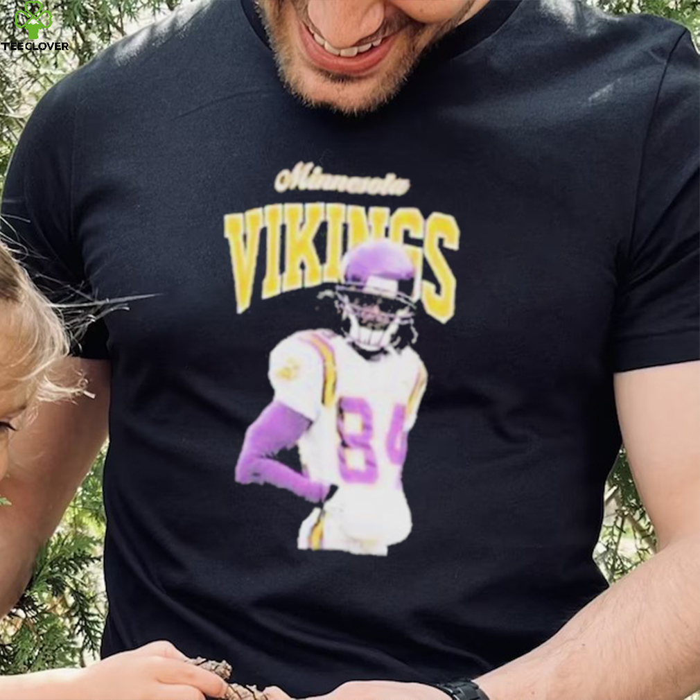 Randy moss Minnesota vikings mitchell and ness black sideline legacy shirt Randy moss Minnesota vikings mitchell and ness black sideline legacy shirt