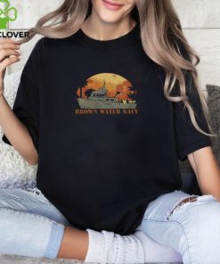 Ranger Up Apparel Brown Water Navy Shirt