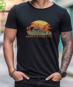 Ranger Up Apparel Brown Water Navy Shirt