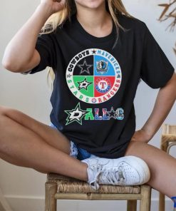 Rangers And Stars Dallas Sports Teams Logo Shirt