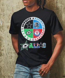 Rangers And Stars Dallas Sports Teams Logo Shirt