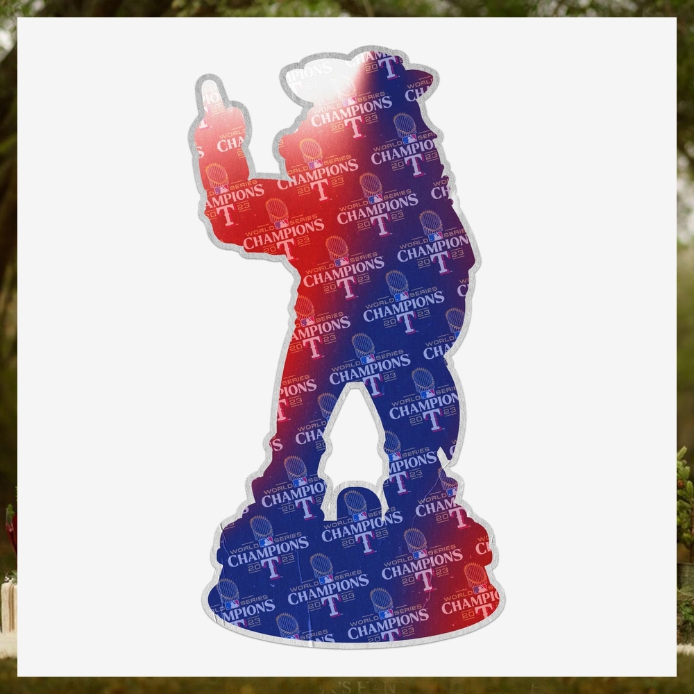 Rangers Captain Texas Rangers 2023 World Series Champions 3 Ft Bobblehead Ornament Rangers Captain Texas Rangers 2023 World Series Champions 3 Ft Bobblehead Ornament