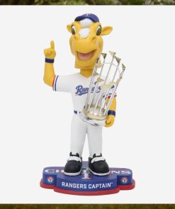 Rangers Captain Texas Rangers 2023 World Series Champions Bobblehead Ornament