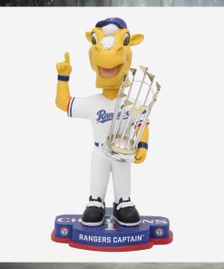 Rangers Captain Texas Rangers 2023 World Series Champions Bobblehead Ornament