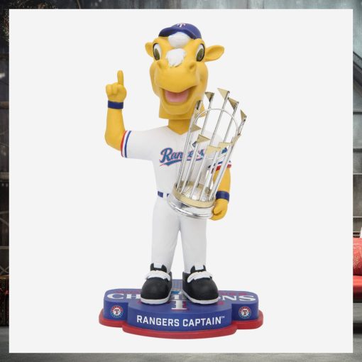 Rangers Captain Texas Rangers 2023 World Series Champions Bobblehead Ornament