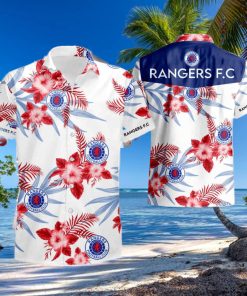 Rangers F C Hawaiian Shirt And Short Set Gift Men Women