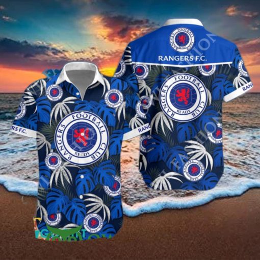 Rangers F.C. SPFL Team Limited Hawaiian Shirt