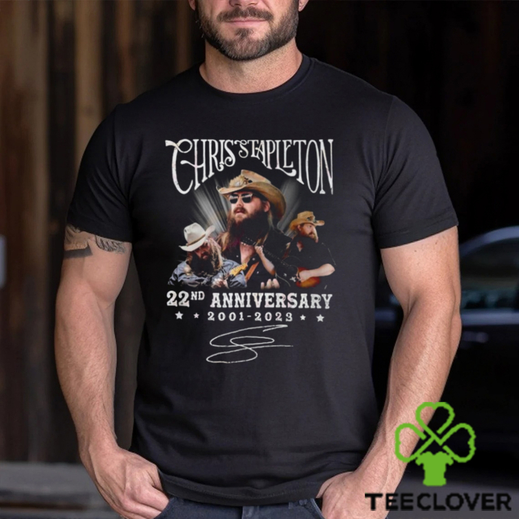 Rare Chris Stapleton 22nd Anniversary 2001 – 2023 T shirt Rare Chris Stapleton 22nd Anniversary 2001 – 2023 T shirt