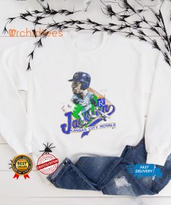 Rare Vintage Bo Jackson caricature 80's t shirt salem sportswear MLB Baseball Kansas City Royals t shirt tee