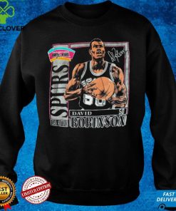 Rare Vintage David Robinson caricature 90's 2side t hoodie, sweater, longsleeve, shirt v-neck, t-shirt San Antonio Spurs NBA