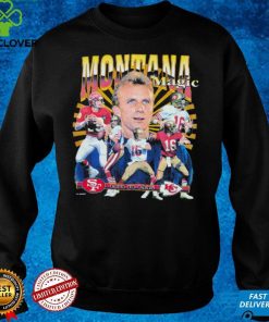 Rare Vintage Joe Montana 90's 2Side T Shirt NFL Football Salem Sportswear