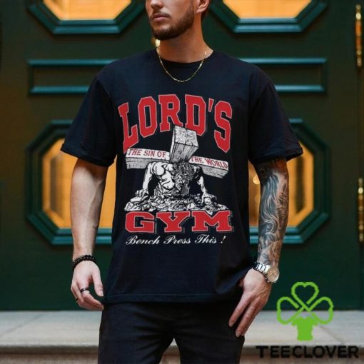 Rare Vintage Lords Gym Shirt Jesus Bodybuilder T Shirt
