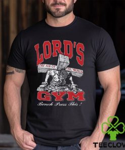 Rare Vintage Lords Gym Shirt Jesus Bodybuilder T Shirt