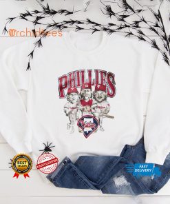 Rare Vintage Phillies caricature 90's Sweater shirt Baseball MLB t shirt tee