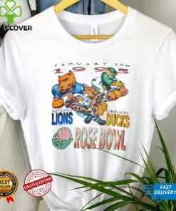 Rare Vintage Rose Bowl Full Print 90's t shirt University Football Mascot Logo t shirt tee