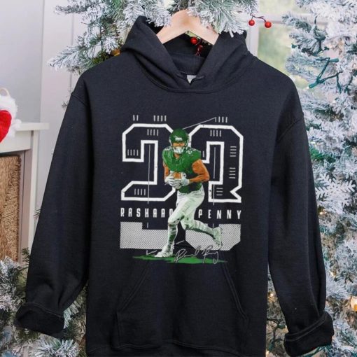 Rashaad Penny Philadelphia Eagles signature cartoon Classic T hoodie, sweater, longsleeve, shirt v-neck, t-shirt