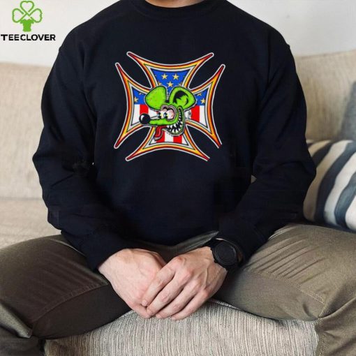 Rat Fink American flag logo hoodie, sweater, longsleeve, shirt v-neck, t-shirt