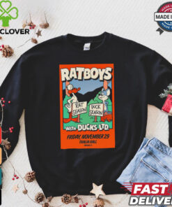 RatBoys With Ducks LTD On November 29 2024 In Chicago IL Tour Poster Shirt 2 RatBoys With Ducks LTD On November 29 2024 In Chicago IL Tour Poster Shirt