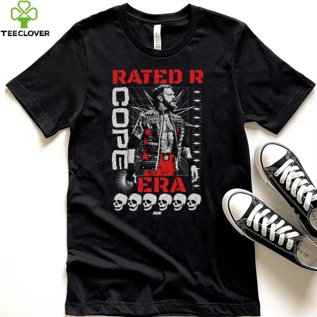 Rated R Cope Era AEW T shirt Rated R Cope Era AEW T shirt