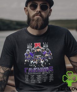 Ravens 2023 American Football Conference Champions Signatures Shirt