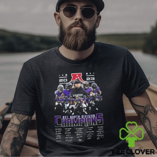 Ravens 2023 American Football Conference Champions Signatures Shirt