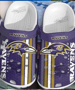 Ravens Purple Reign Comfort Crocs Clogs