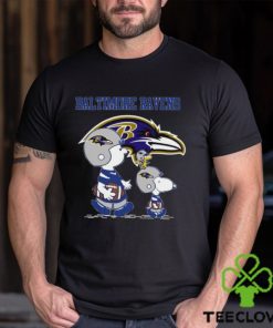 Ravens Snoopy Play Soccer T Shirt