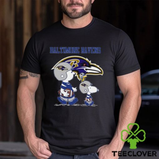 Ravens Snoopy Play Soccer T Shirt