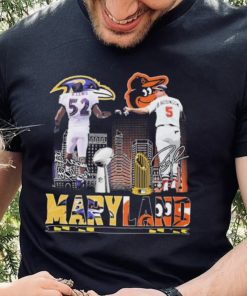 Ray Lewis And Brooks Robinson Maryland Sports Teams Signatures Shirt 4 Ray Lewis And Brooks Robinson Maryland Sports Teams Signatures Shirt