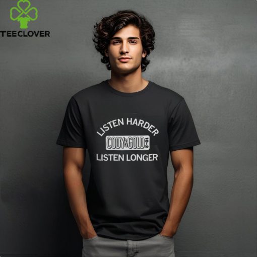 Raygun Clothing Cody And Gold Listen Harder T Shirt