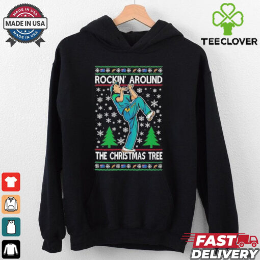 Raygun Rockin Around The Christmas Tree Ugly Christmas shirt