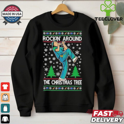 Raygun Rockin Around The Christmas Tree Ugly Christmas shirt