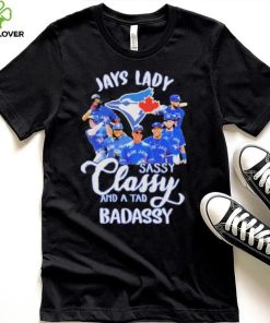 Rays Lady Teams Sassy Classy And A Tad Badassy Shirt