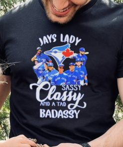 Rays Lady Teams Sassy Classy And A Tad Badassy Shirt