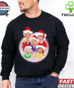 Rays of Christmas Gold caricature shirt