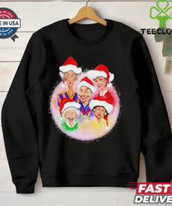 Rays of Christmas Gold caricature shirt