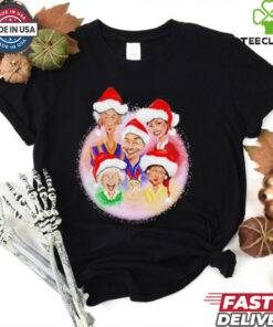 Rays of Christmas Gold caricature shirt