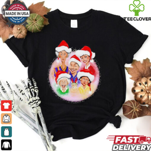 Rays of Christmas Gold caricature shirt
