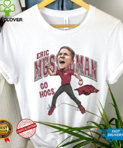 Razorback Go Hogs Eric Musselman Caricature Shirt