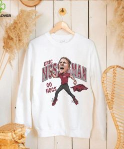 Razorback Go Hogs Eric Musselman Caricature Shirt