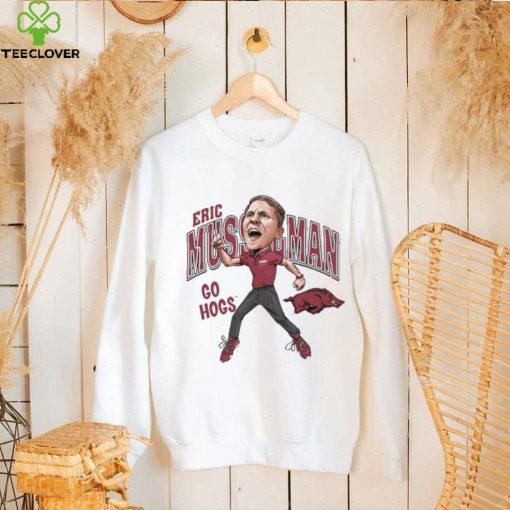 Razorback Go Hogs Eric Musselman Caricature Shirt