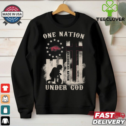 Razorbacks Nation Under God Shirt