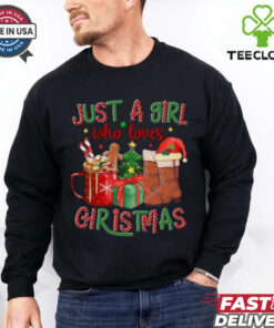Just A Girl Who Loves Christmas Shirt