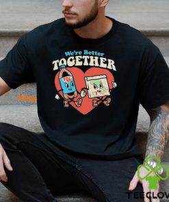 Rc & Pizza we’re better together shirt