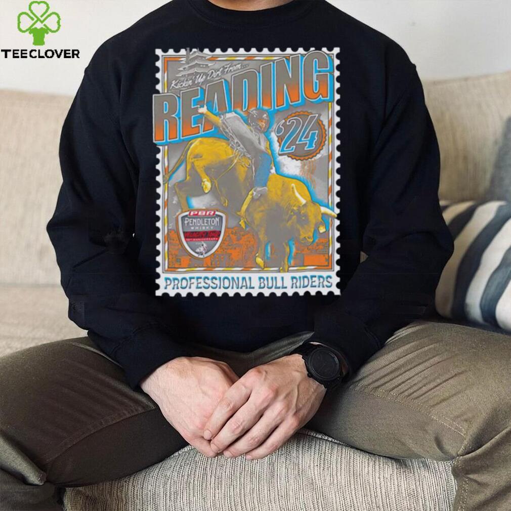 Reading 24 Velocity Tour professional bull riders stamp shirt shirt black Reading 24 Velocity Tour professional bull riders stamp shirt shirt black