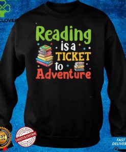 Reading Adventure Library Student Teacher Book School T Shirt 2 Reading Adventure Library Student Teacher Book School T Shirt