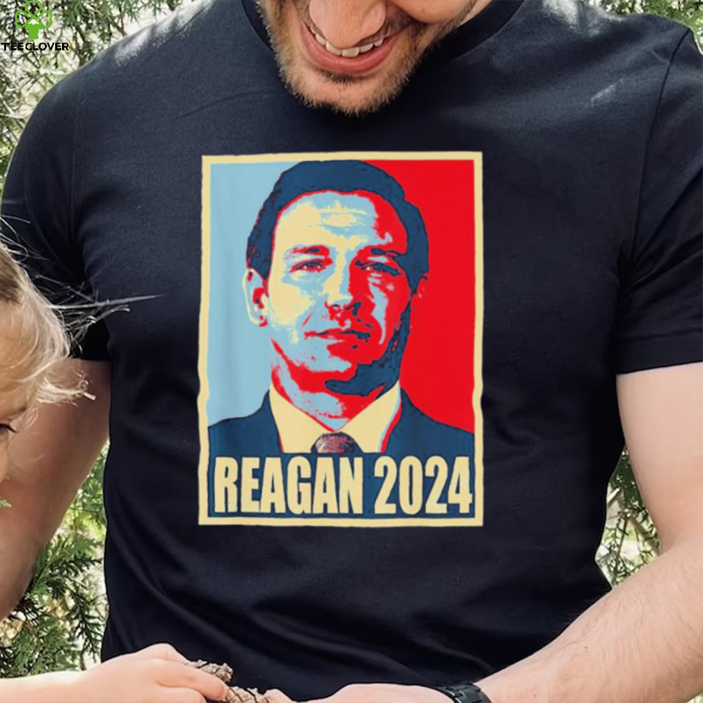 Reagan 2024 Ron DeSantis 2024 President T Shirt Teeclover