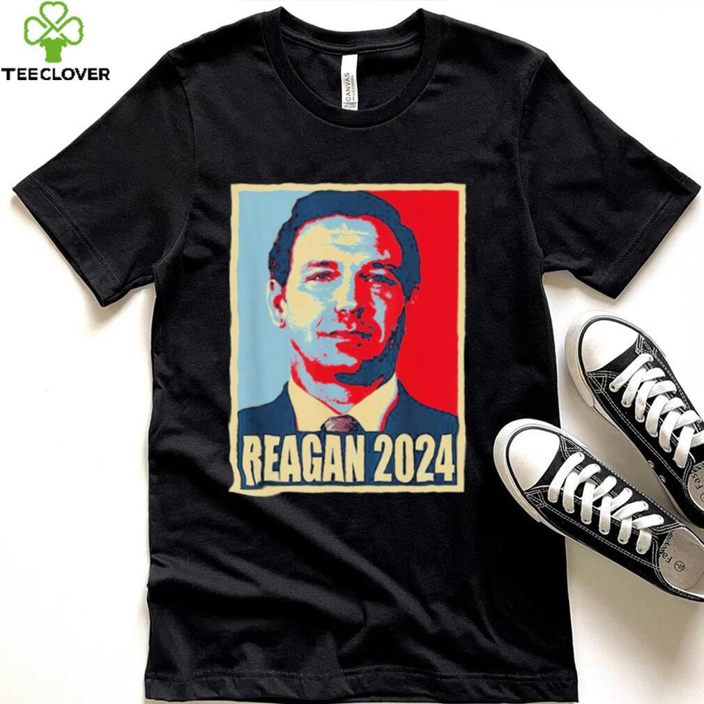 Reagan 2024 Ron DeSantis 2024 President T Shirt Teeclover