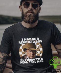 Real Good Man Trump Long Sleeve Tee Shirt
